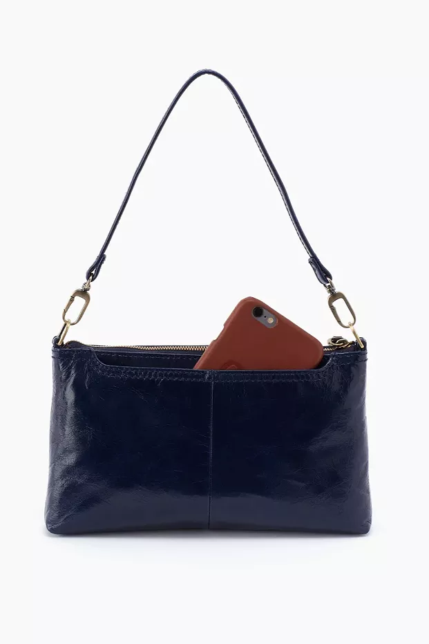 Polished Leather Darcy Crossbody