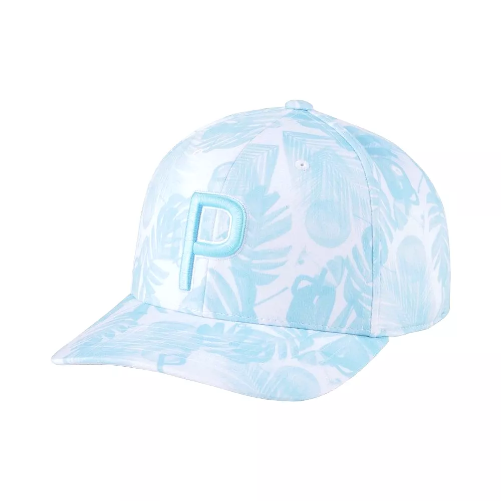 Puma Beach Print P Snapback Golf Hat