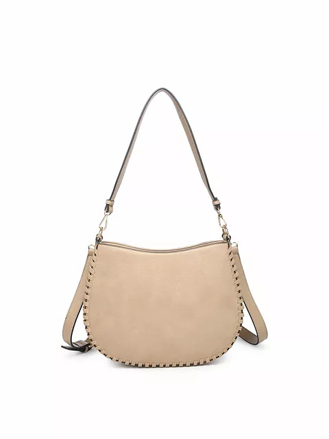 Raquel Whipstitch Trim Saddle Bag