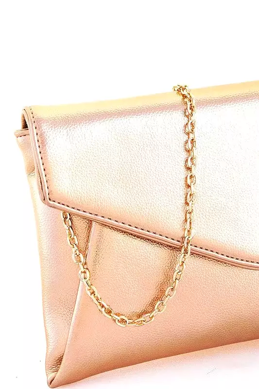 Rose Gold Envelope Purse