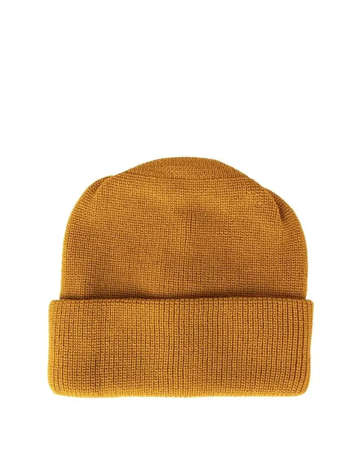 RoToTo Bulky Watch Cap Beanie Light Brown