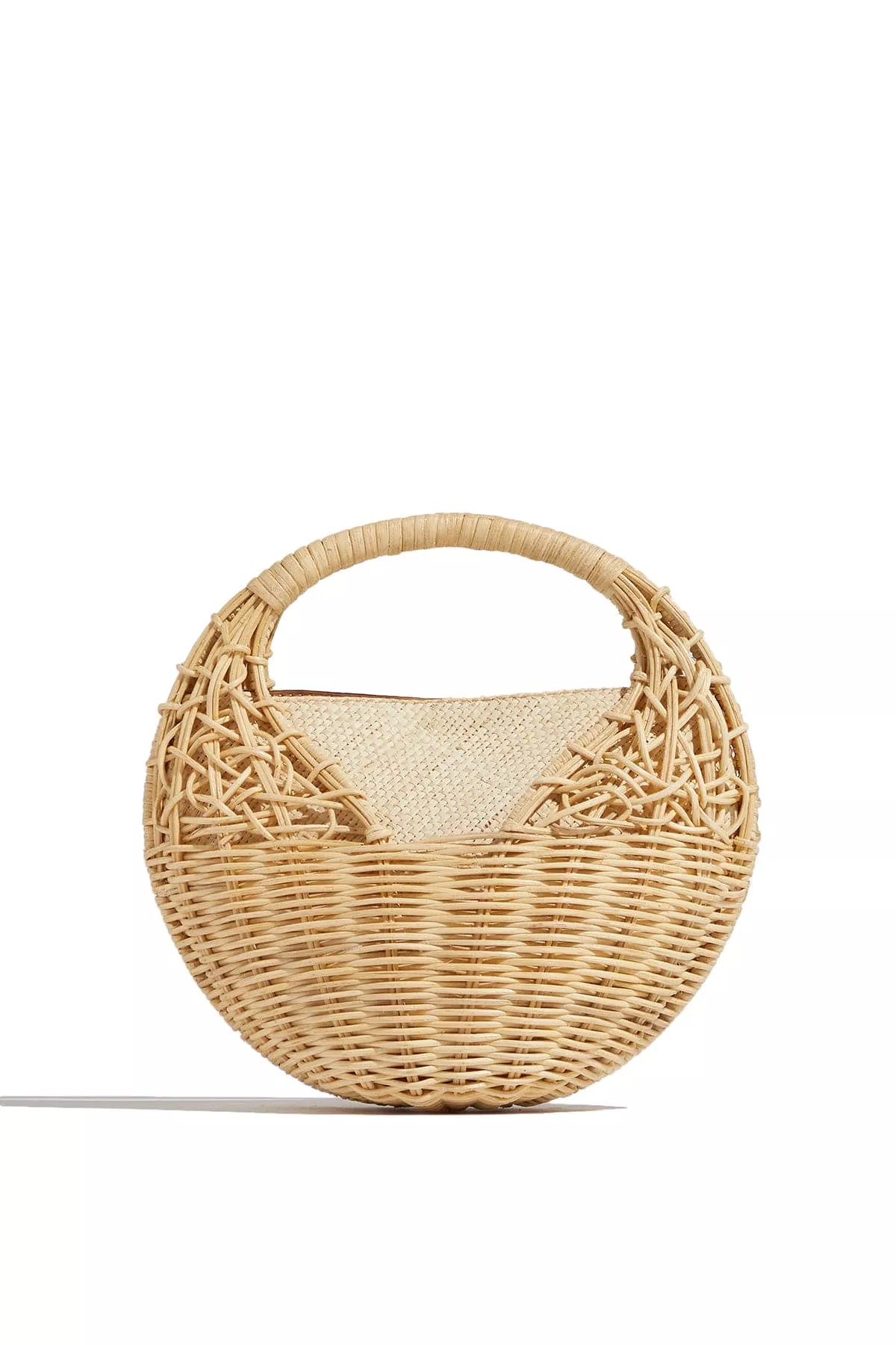 Sea Shell Wicker Bag in Natural