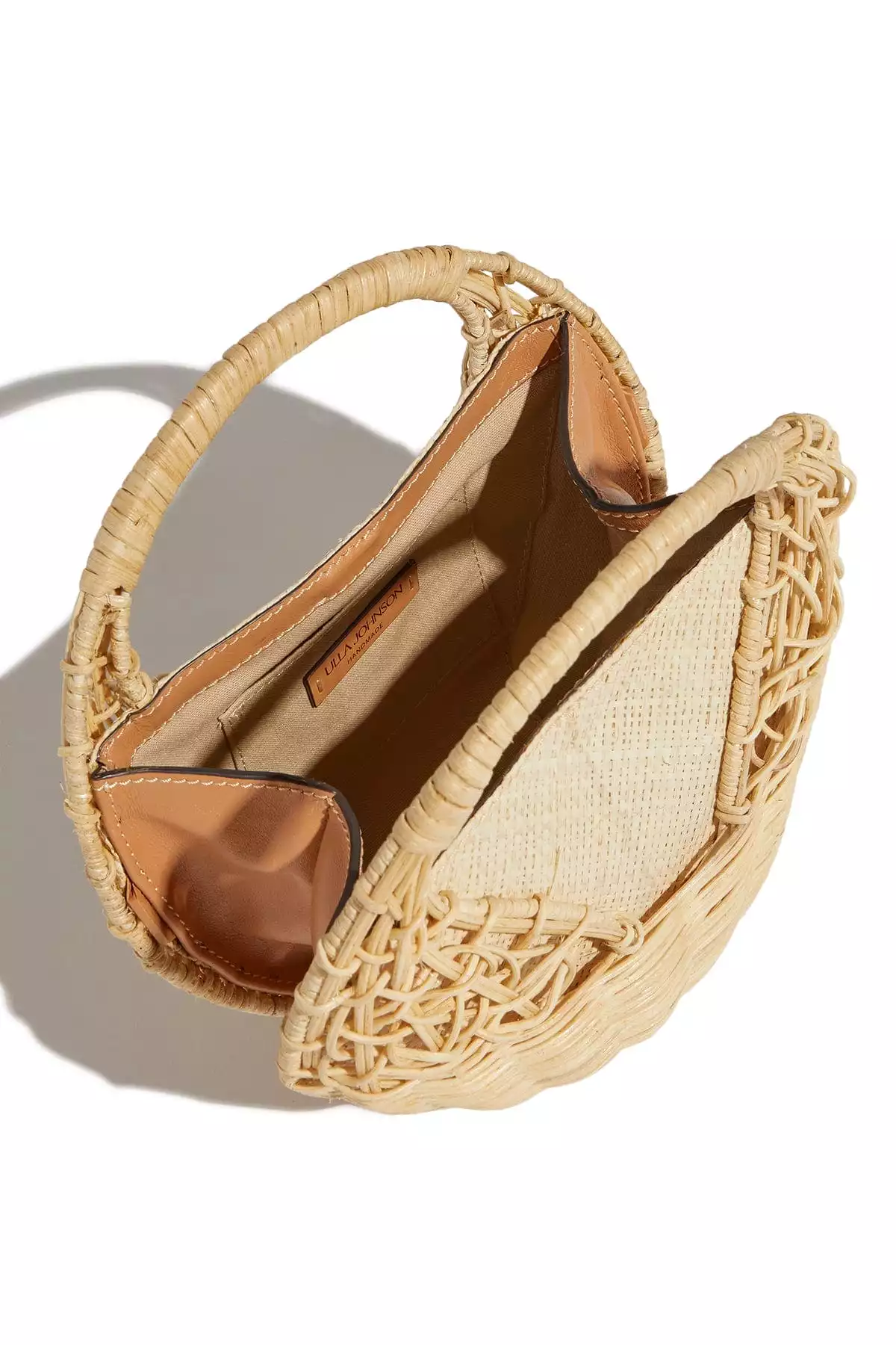 Sea Shell Wicker Bag in Natural