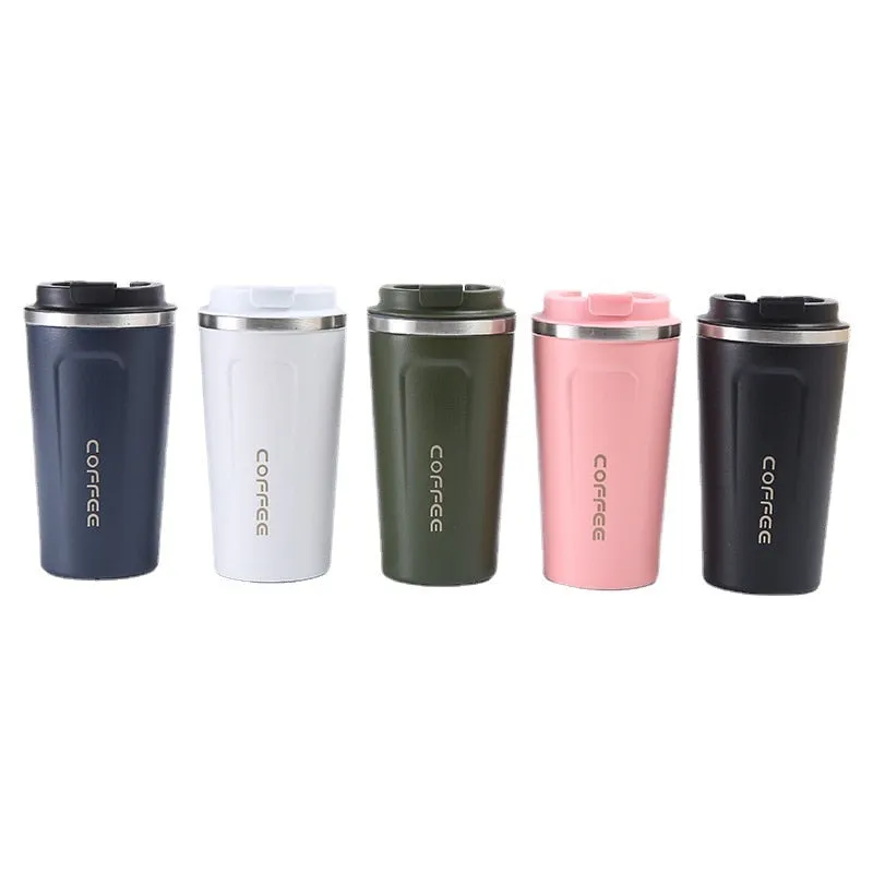 Stainless Steel Coffee Cup 380/510ML Thermos Travel