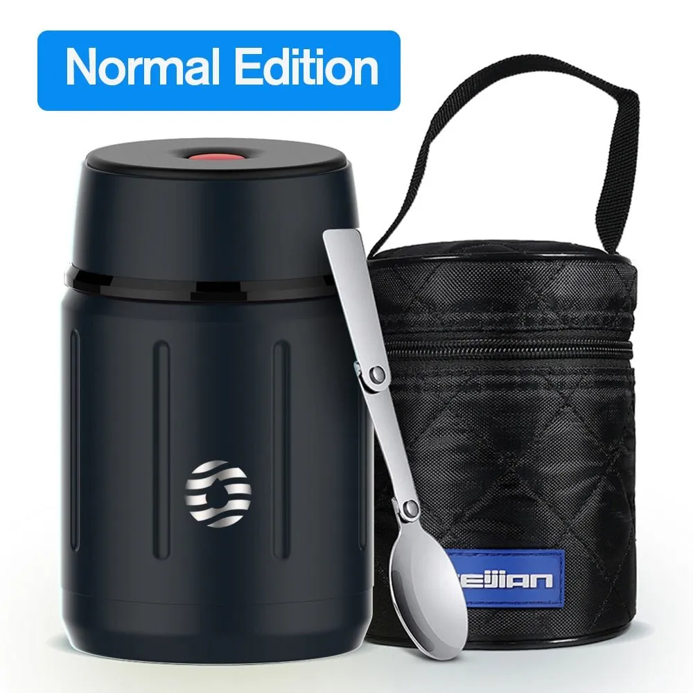 Thermos alimentaire 750ML en acier inoxydable 316 + cuillère 650g FEIJIAN - Lunch box