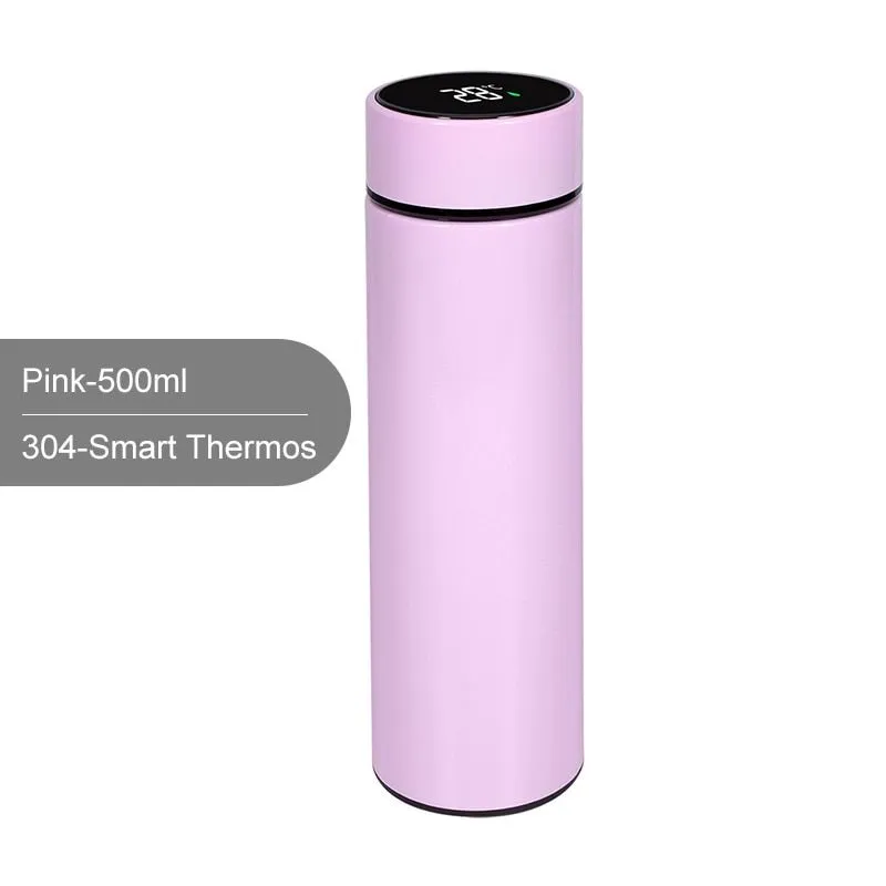 Thermos isotherme en acier inoxydable sans BPA avec affichage de la température TCJJ - Smart Cup