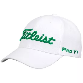 Titleist Golf Tour Elite Fitted Hat - White/Kelly Green