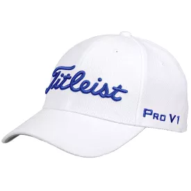 Titleist Golf Tour Elite Fitted Hat - White/Royal