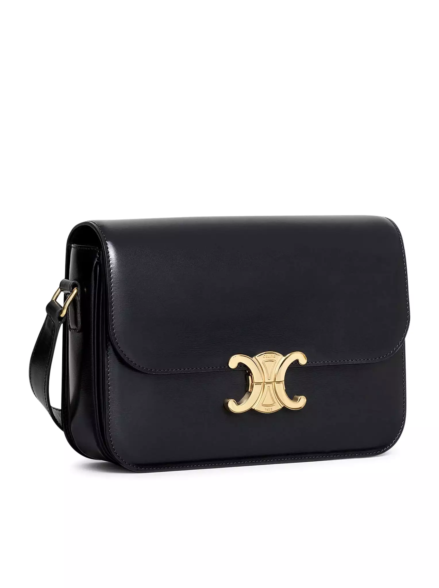 TRIOMPHE CLASSIQUE BAG IN GLOSSY CALFSKIN