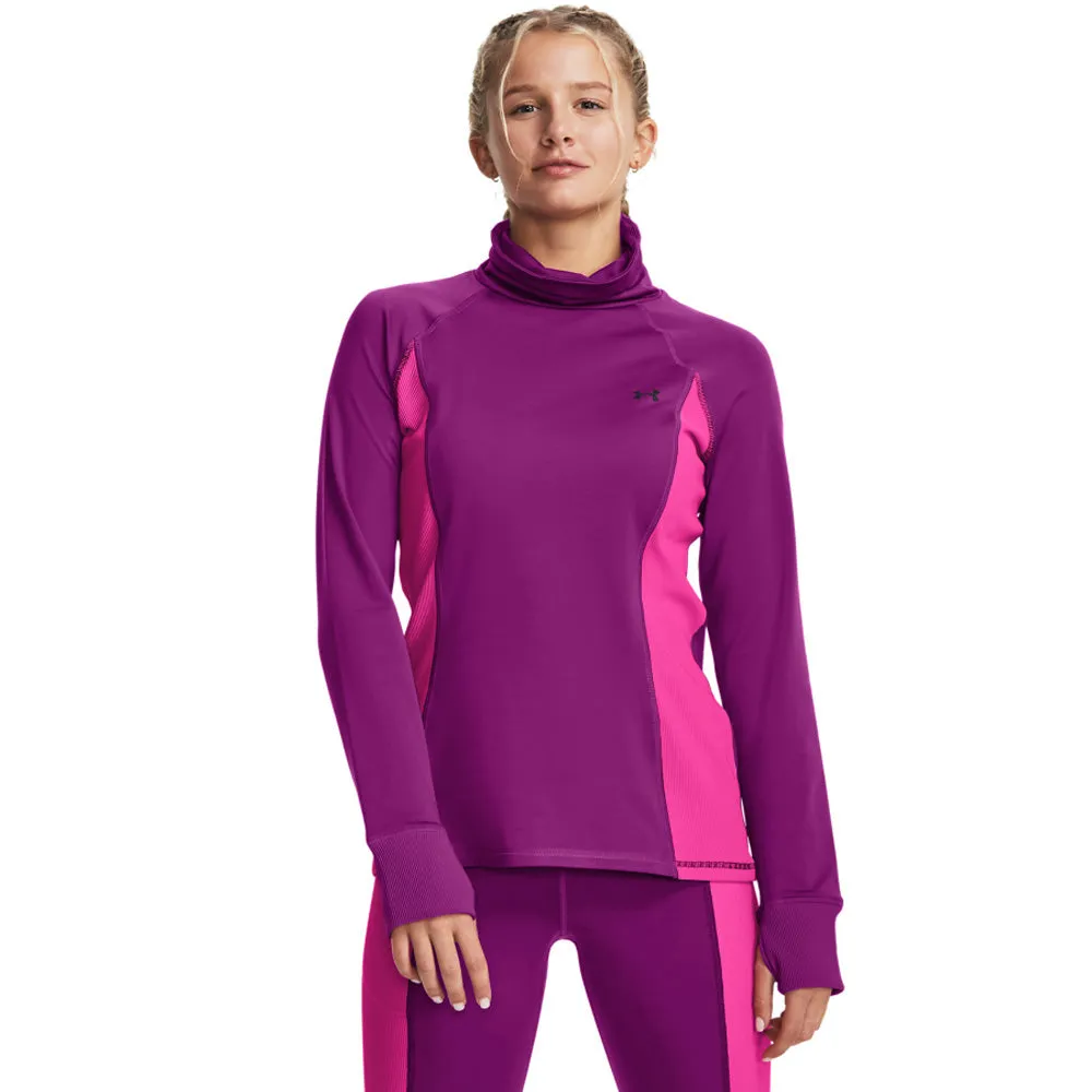 Under Armour Train ColdWeather Funnel Neck Womens Base Layer Top 2024