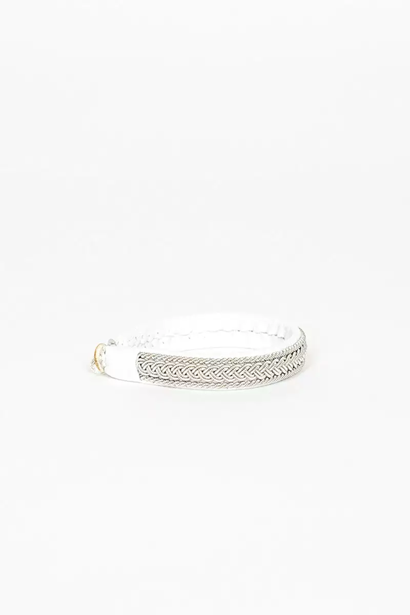 White Hide B Bracelet