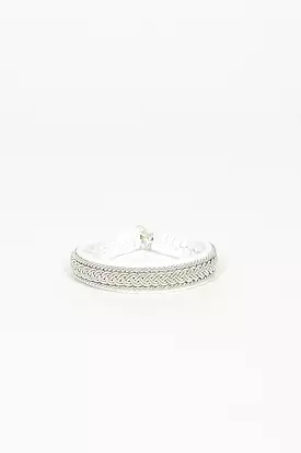 White Hide B Bracelet