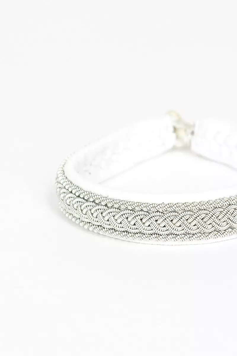 White Hide B Bracelet