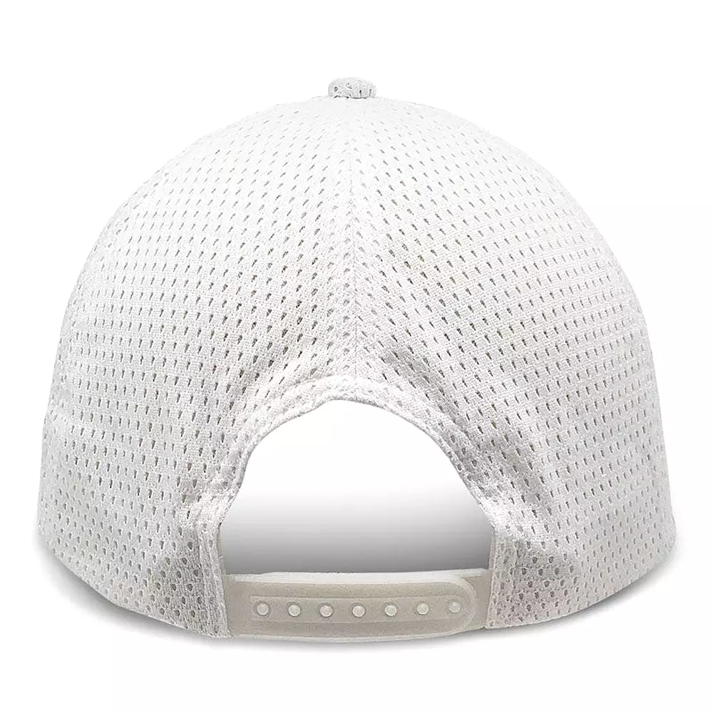 White Partial Soft Mesh - Unstructured Baseball Cap