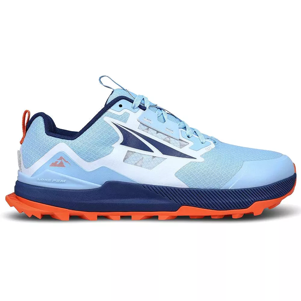 Women's Altra Lone Peak 7, Blue/Orange, 10.5 B Medium