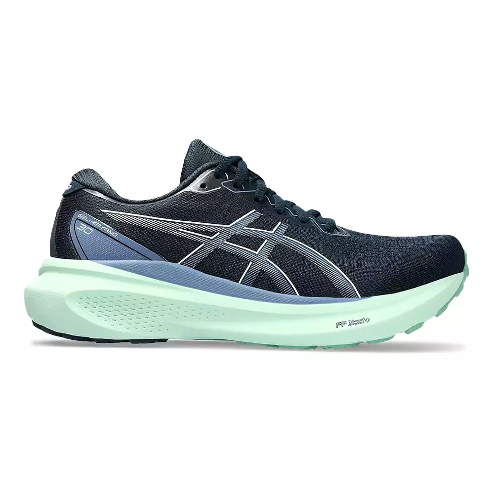 Women's Asics GEL-Kayano 30, French Blue/Denim Blue, 11 D Wide