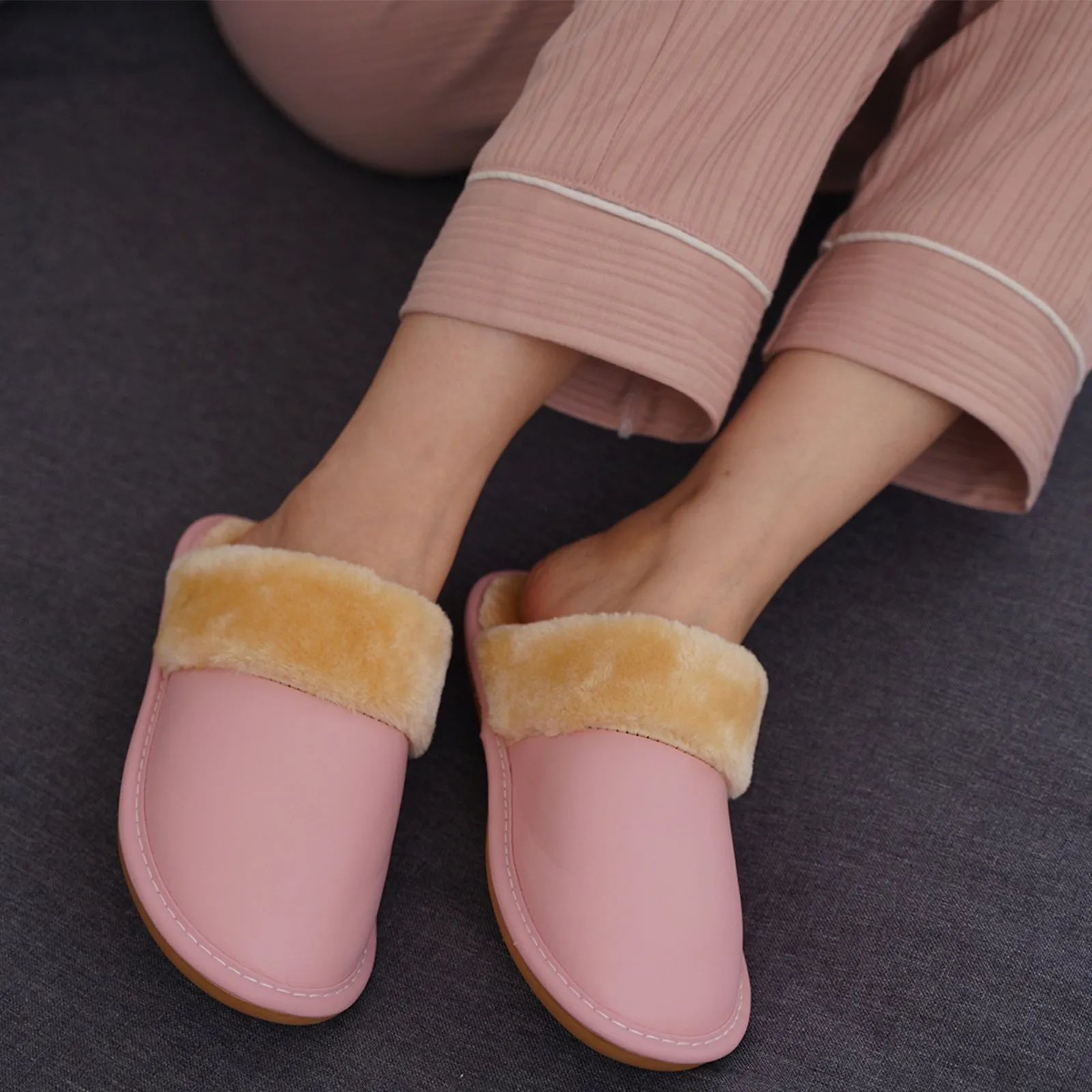 Women's Comfy Warm Indoor Outdoor Slippers