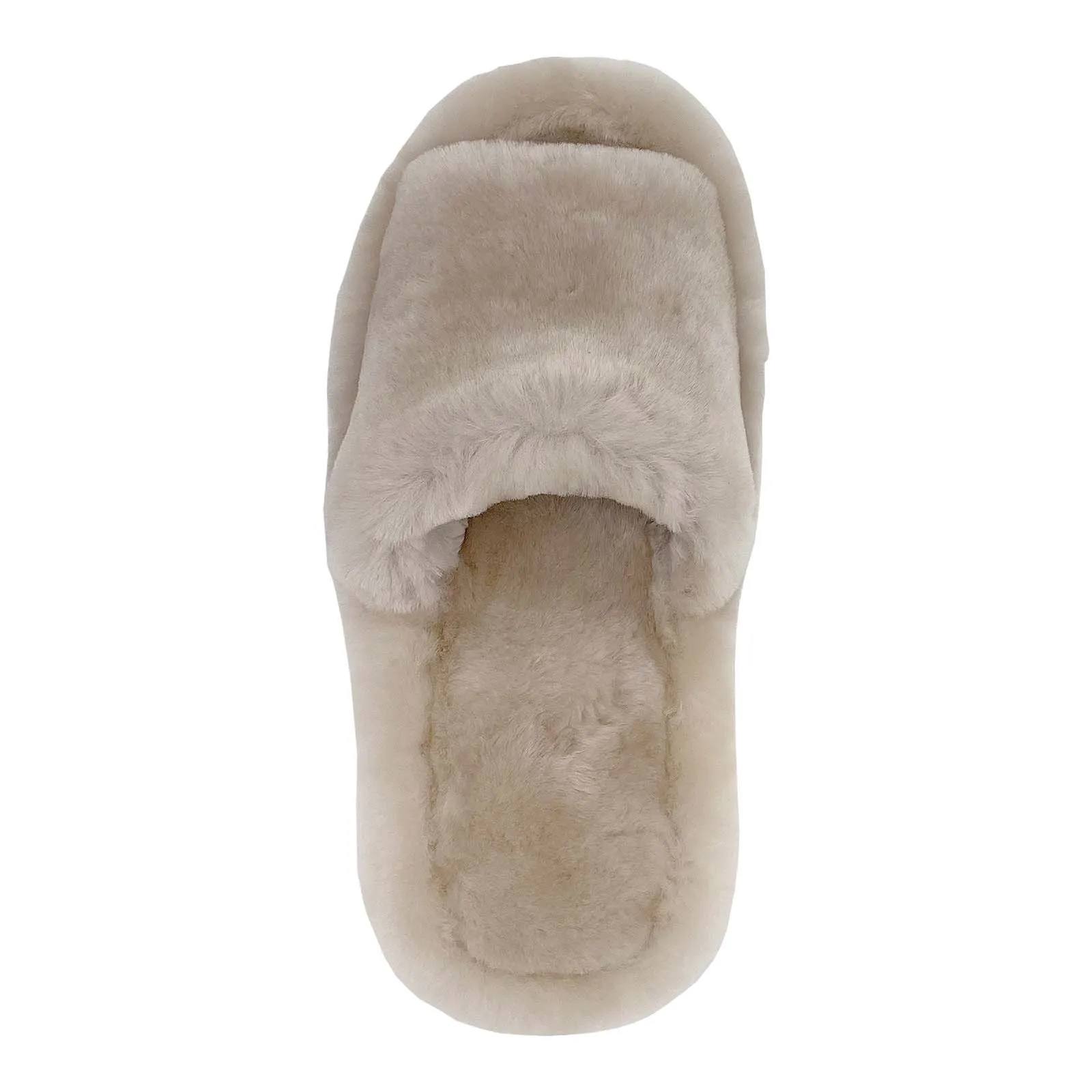 Women's Genuine Sheepskin Slip-On Sandal Slippers