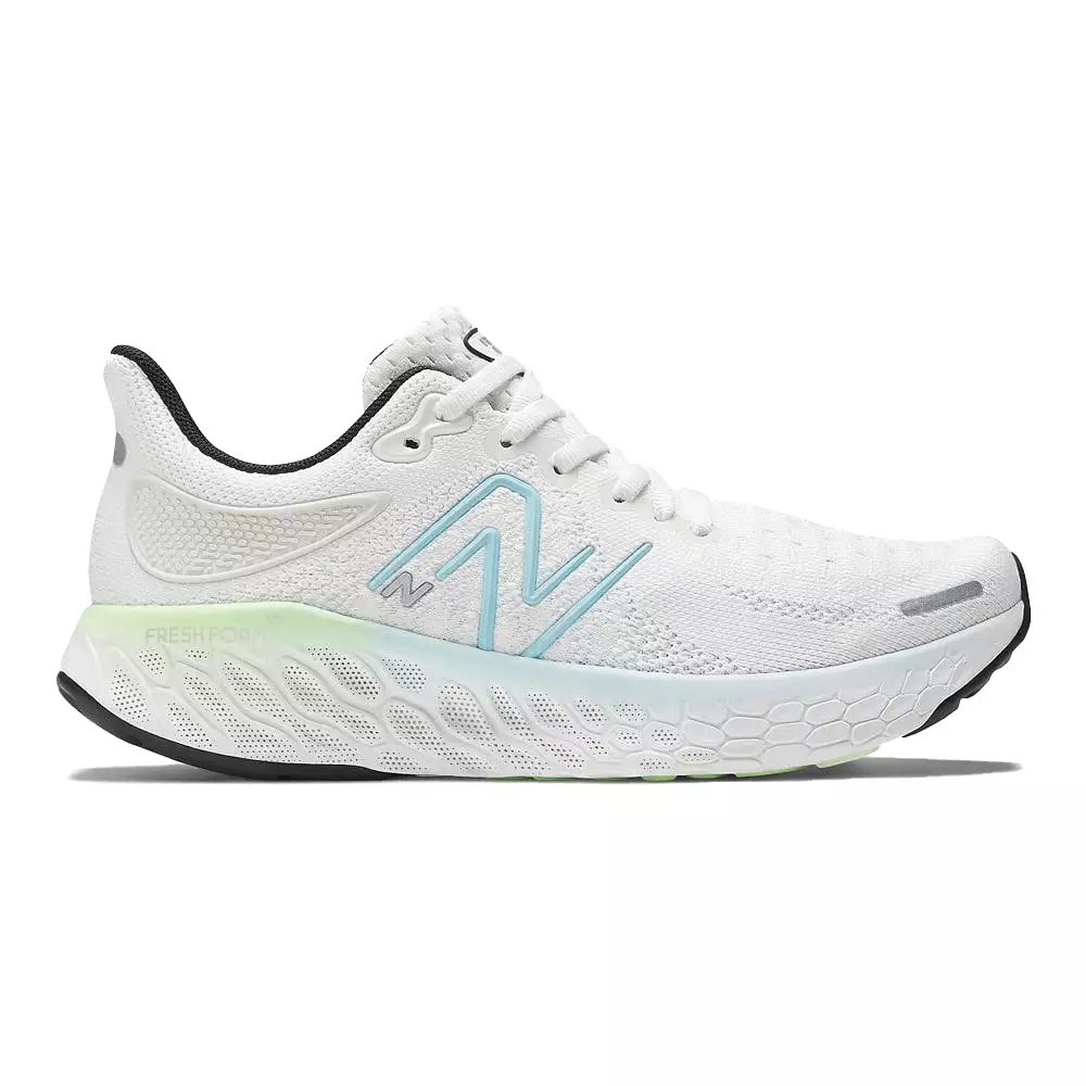 Women's New Balance Fresh Foam X 1080v12, White/Bleach Blue, 11.5 B Medium