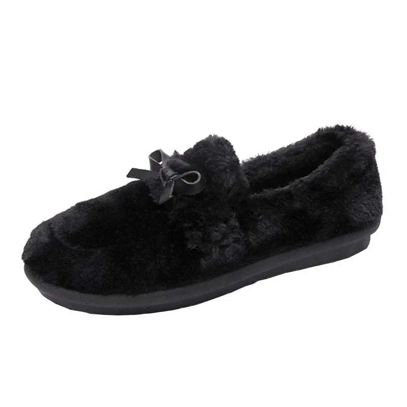 Women's Winter Soft Light Short Plush Cotton Indoor House Slippers