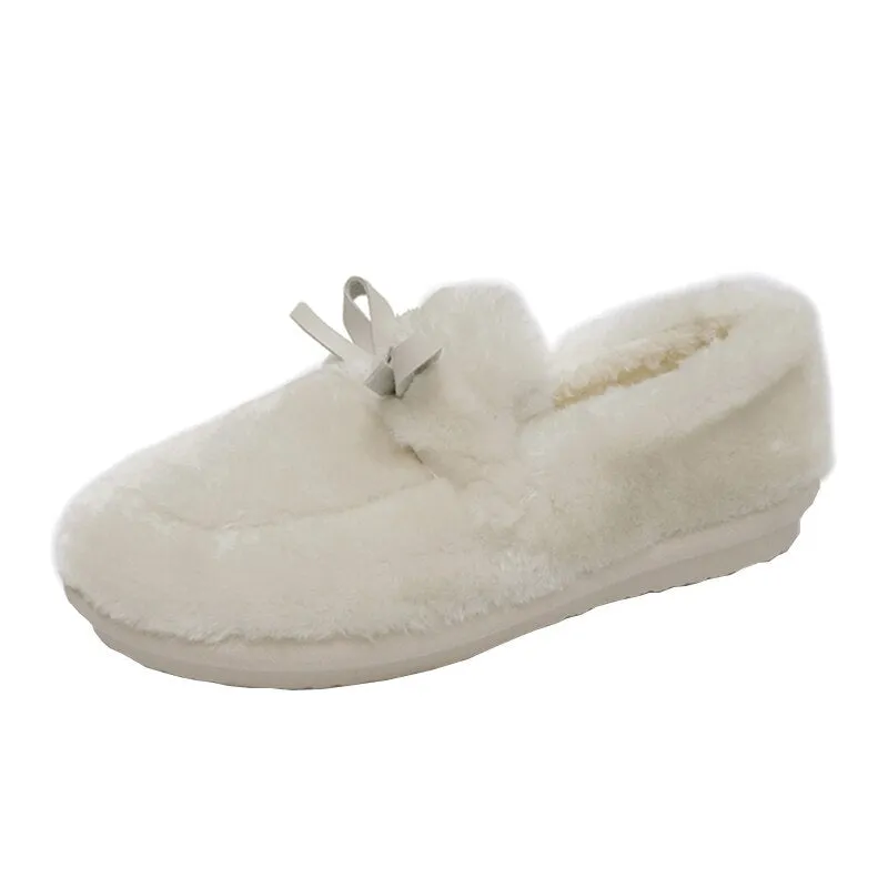 Women's Winter Soft Light Short Plush Cotton Indoor House Slippers