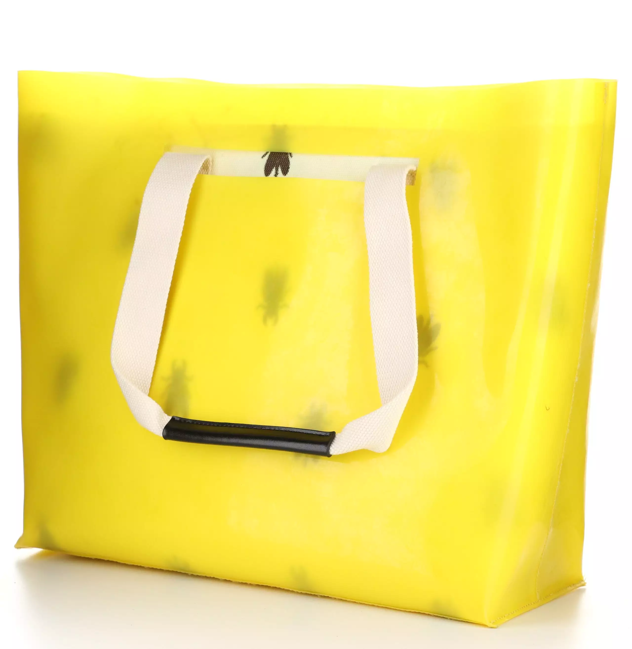 ZIME691FLY YELLOW/OFWHT/BLK Tote Bags